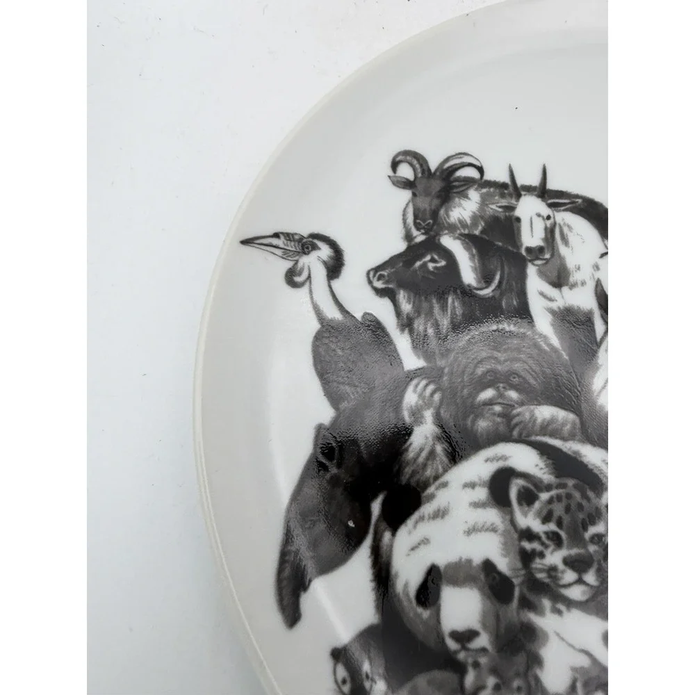 Albert Kessler & Co Japan Wildlife Animals Collector Display Plate 7.5